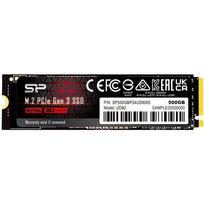 Накопитель SSD Silicon Power  SP500GBP34UD8005, 120 Гб, PCI-E 3.0, М2