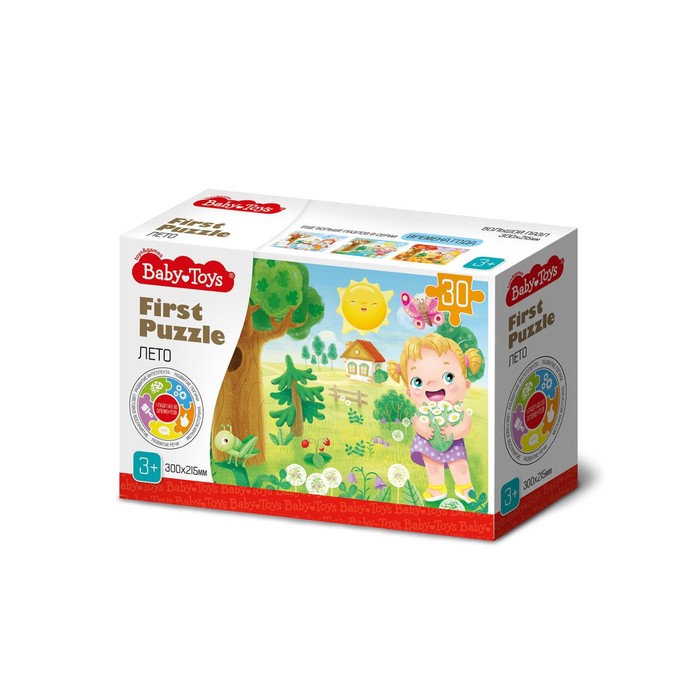 

Пазл First Puzzle «Времена года. Лето» (30 эл)