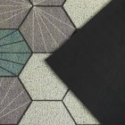 УЦЕНКА Коврик придверный грязезащитный Доляна «Мозаика», 80×120 см, цвет МИКС - Фото 4