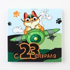 Блокнот 10×10 см, 16 листов «23 февраля. Детский» МИКС 9212666 - фото 4700862