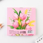 Блокнот 10×10 см, 16 л «8 Марта. Цветочный» МИКС - Фото 11