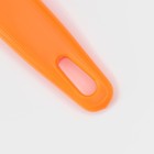 Нож для пиццы и теста Доляна «Оранж», 19 см, d=6,7 см, цвет оранжевый - фото 9464834