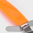 Нож для пиццы и теста Доляна «Оранж», 19 см, d=6,7 см, цвет оранжевый - Фото 9
