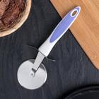 Нож для пиццы и теста Доляна Style, 21 см, ручка soft - touch, цвет МИКС - Фото 1