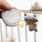 Мобиль музыкальный на кроватку Крошка Я «Енотик», заводной, мягкие игрушки - Фото 6