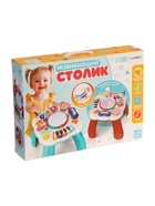 Развивающий столик, световые и звуковые эффекты, цвет красный 7814043 Развивающий столик, световые и звуковые эффекты, цвет красный 7814043