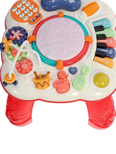 Развивающий столик, световые и звуковые эффекты, цвет красный