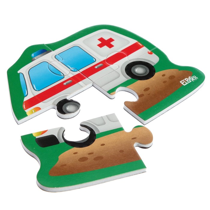 Магнитный пазл «Полезные машины» 57723