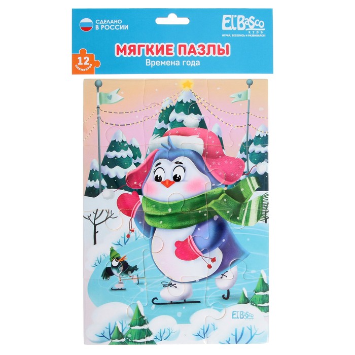 Мягкий пазл А5 «Зима» 57727