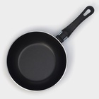 Сковорода Доляна Promo, d=16 см, пластиковая ручка, антипригарное покрытие, алюминий, бордовая - Фото 2