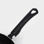 Сковорода Доляна Promo, d=26 см, пластиковая ручка, антипригарное покрытие, бордовый - Фото 3