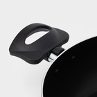 Сковорода Доляна Promo, d=26 см, пластиковая ручка, антипригарное покрытие, бордовый - Фото 4