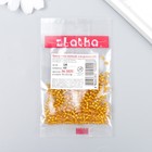 Бисер "Zlatka" 08/0, 3 мм, 10 г 0029 оранжевый - Фото 3