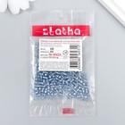 Бисер "Zlatka" 08/0, 3 мм, 10 г 0042A св.голубой - Фото 3