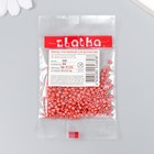 Бисер "Zlatka" 08/0, 3 мм, 10 г 0125 красный 9317257 - фото 16781505