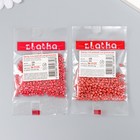 Бисер "Zlatka" 08/0, 3 мм, 10 г 0125 красный 9317257 - фото 16781506