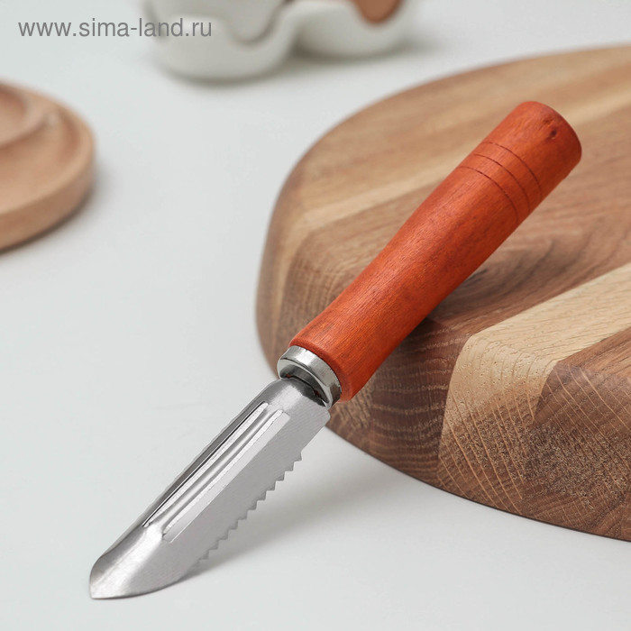 Овощечистка «Ретро», 17 см, цвет МИКС - Фото 1