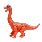 Динозавр «Диплодок», эффект дыма, откладывает яйца, с проектором, цвет оранжевый - Фото 2