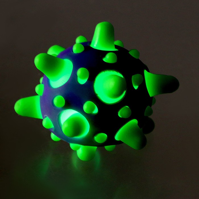 Мяч световой «Котик», цвета МИКС, в шоубоксе - фото 1885490418