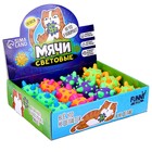 Мяч детский резиновый световой «Котик», МИКС, в шоубоксе - Фото 2