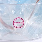 Ведёрко для льда Доляна, 2,6 л, 21×21×10 см, цвет прозрачный - фото 6727052