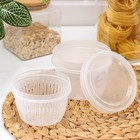 Сушилка для зелени Доляна, 11×11×8,5 см, цвет прозрачный - фото 24579441