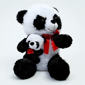 Мягкая игрушка «Панда с малышом»