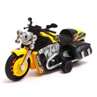 Мотоцикл инерционный «Харлей» цвет МИКС - фото 10052186