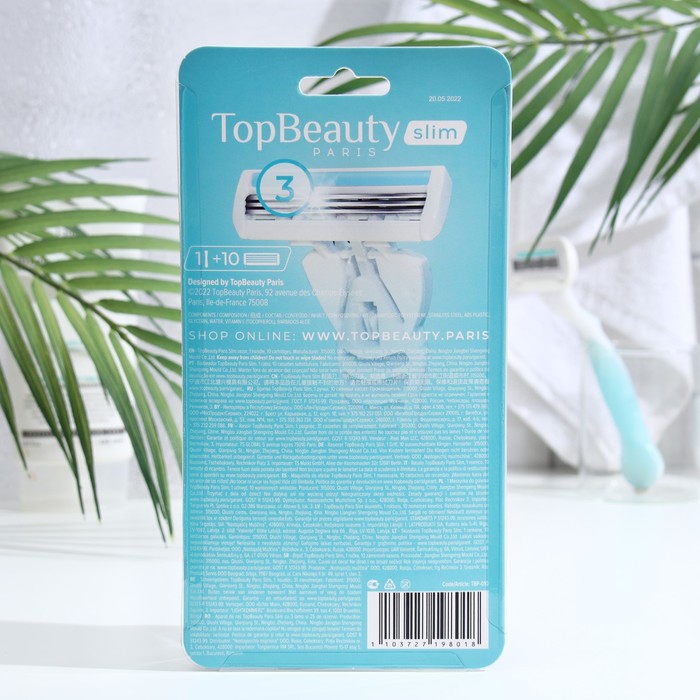 Topbeauty paris. TOPBEAUTY Paris Slim (1 бритва + 10 см. кассет), жен. Женская бритва Top Beauty Paris Slim (1 бритва 19 сменных кассет. Бритва 10 рублей. Маленькие лезвия косметические.