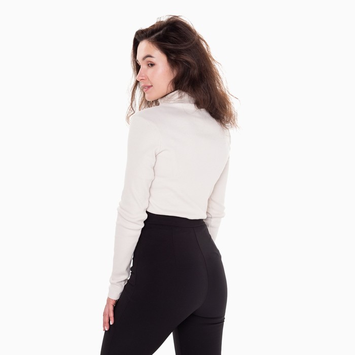 Водолазка женская, цвет кремовый, размер 46-48 (L) 57804