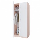Шкаф двухсекционный Polini kids Simple, дуб пастельный-белый 9341407 - фото 319809578