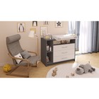 Комод c 4 ящиками Polini kids Simple 2110, 505×1130×865 мм, серо-белый - Фото 2