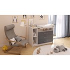 Комод c 4 ящиками Polini kids Simple 2110, 505×1130×865 мм, белый-серый - Фото 2