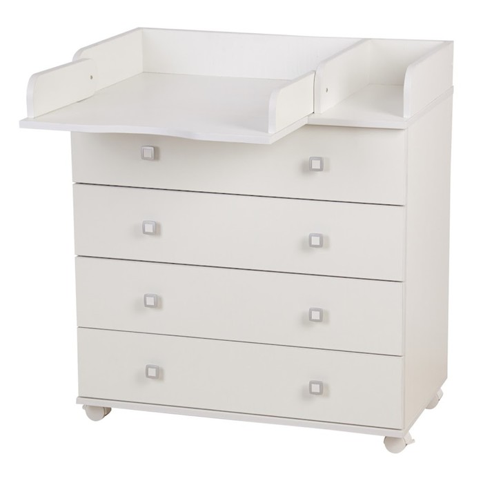 Комод Polini kids Simple 2583, 467х804х900 мм, белый - Фото 1