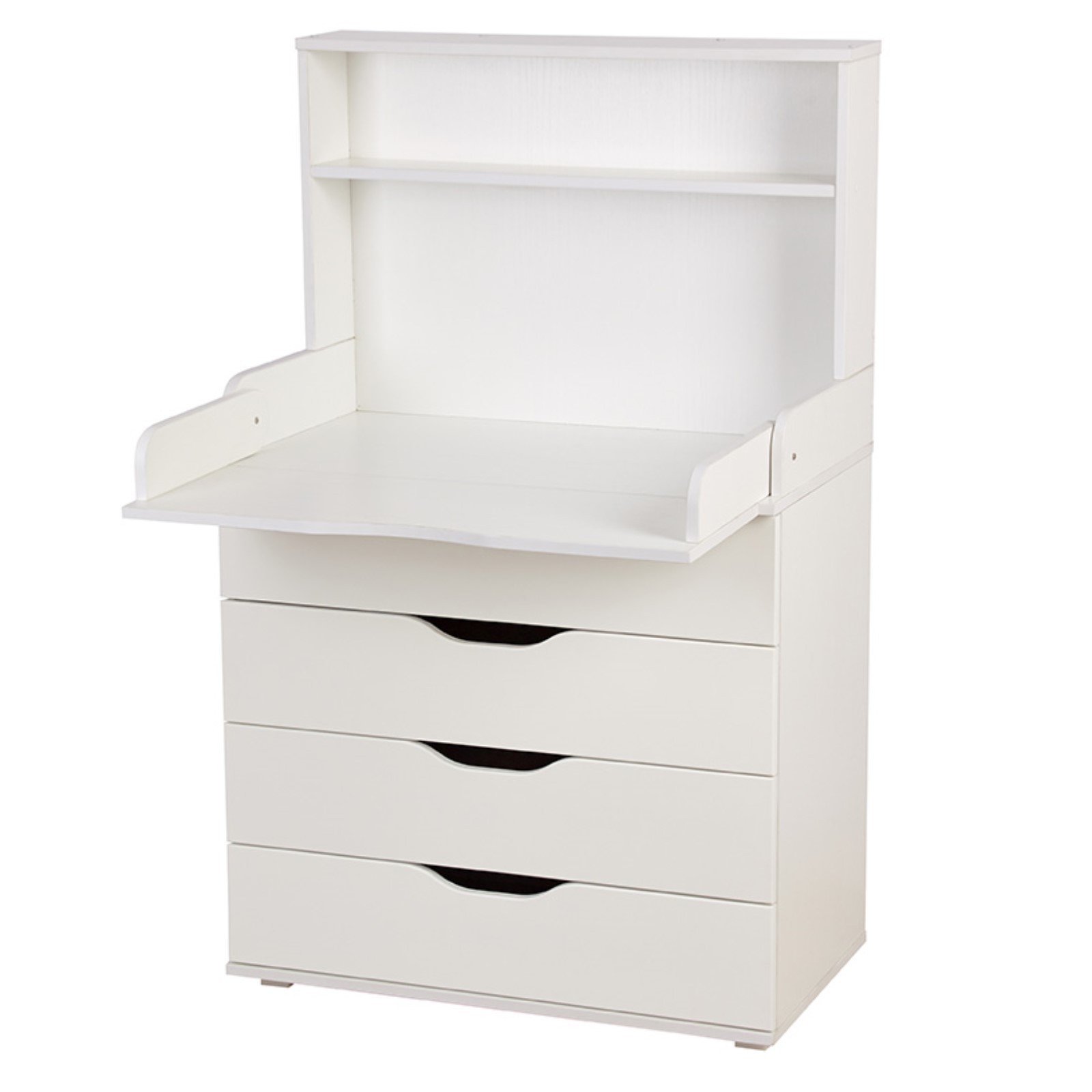 Комод со стеллажом Polini kids Simple 2582, 467х804х1367 мм, белый ...