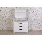 Комод пеленальный, со стеллажом Polini kids Simple 2581, 467×804×1367 мм, белый - Фото 5