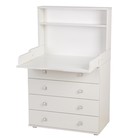 Комод со стеллажом Polini kids Simple 2580, 467×804×1367 мм, белый - Фото 2
