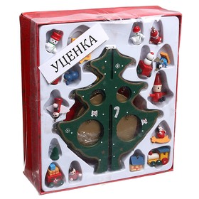 {{photo.Alt || photo.Description || 'УЦЕНКА Сувенир новогодний «Ель на подставке с игрушками» (набор 18 предметов,) музыкальная, заводная, МИКС'}}