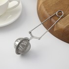 Ситечко для чая Доляна «Бергамот», 16.5 см, нержавеющая сталь, серебристое - Фото 2