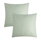 Комплект наволочек «Этель», 70×70 см, 2 шт., мятный, поплин, хлопок 100% 9233629