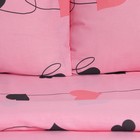 Постельное бельё Этель Дуэт Threads of love 143х215 см-2шт, 220х240 см, 50х70 см-2шт, бязь, 125 г/м2 9279046