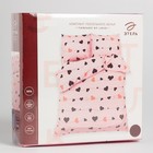 Постельное бельё Этель Дуэт Threads of love 143х215 см-2шт, 220х240 см, 50х70 см-2шт, бязь, 125 г/м2 9279046