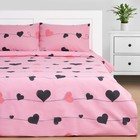 Постельное бельё евро «Этель» Threads of love, бязь - Фото 3