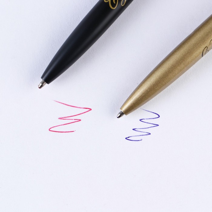 Подарочный набор «УЧИТЕЛЬ» ежедневник и 2 шт ручки( шариковые, 1 мм, синяя,красная паста) - фото 1885491085
