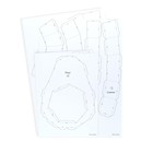 Полигональная фигура из бумаги «Авокадо», 23×30×16 см - Фото 4