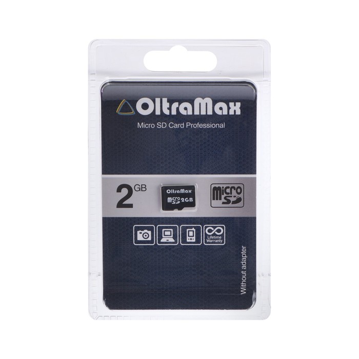 Карта памяти OltraMax MicroSD, 2 Гб, SDHC, класс 2