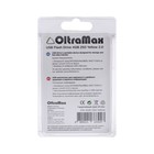 Флешка OltraMax 250, 4 Гб, USB2.0, чт до 15 Мб/с, зап до 8 Мб/с, жёлтая - фото 51302996 Флешка OltraMax 250, 4 Гб, USB2.0, чт до 15 Мб/с, зап до 8 Мб/с, жёлтая - фото 51302996