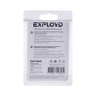 Флешка Exployd 570, 8 Гб, USB2.0, чт до 15 Мб/с, зап до 8 Мб/с, фиолетовая - фото 51303005 Флешка Exployd 570, 8 Гб, USB2.0, чт до 15 Мб/с, зап до 8 Мб/с, фиолетовая - фото 51303005