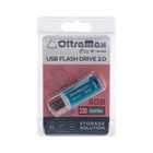 Флешка OltraMax 230, 8 Гб, USB2.0, чт до 15 Мб/с, зап до 8 Мб/с, синяя 9308380 - фото 10053036