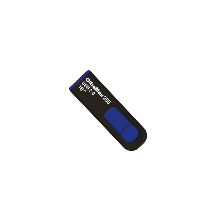 Флешка OltraMax 250, 16 Гб, USB2.0, чт до 15 Мб/с, зап до 8 Мб/с, синяя - фото 51303073